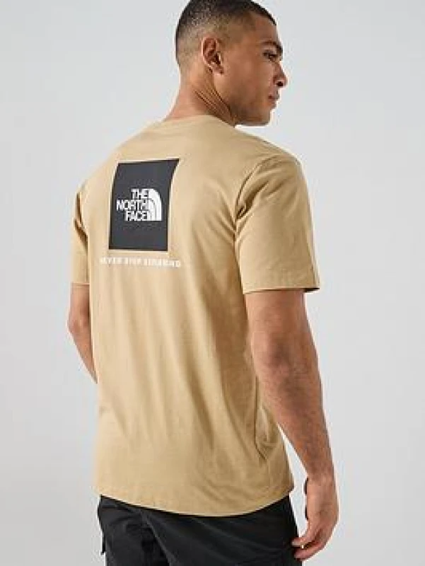 Image of The North Face Never Stop Exploring Regular Fit T-Shirt Mens - Beige Male S