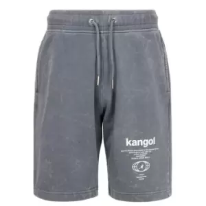 image of Kangol Washed Shorts Mens - Grey