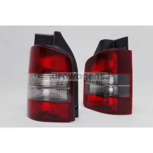 Rear lights set smoked VW Transporter T5 Caravelle 1 door - main image