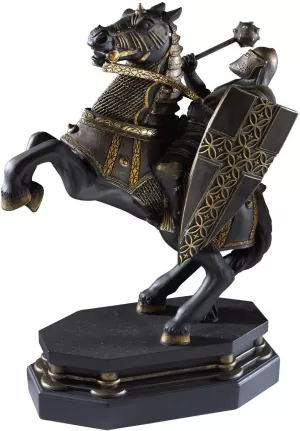 image of Black Knight Harry Potter Wizard Chess Collectors Bookend