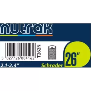 image of Nutrak 26 x 2.1-2.4 Schrader Valve Inner Tube - Multi