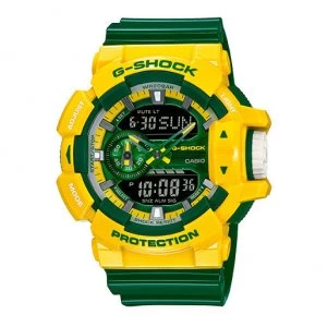 Image of Casio G SHOCK Standard Analog Digital Watch GA 400CS 9A Yellow