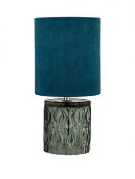 image of Textured Glass Base Table Lamp