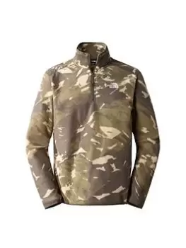 Image of The North Face 100 Glacier 1/4 Zip - Green, Size 2XL, Men