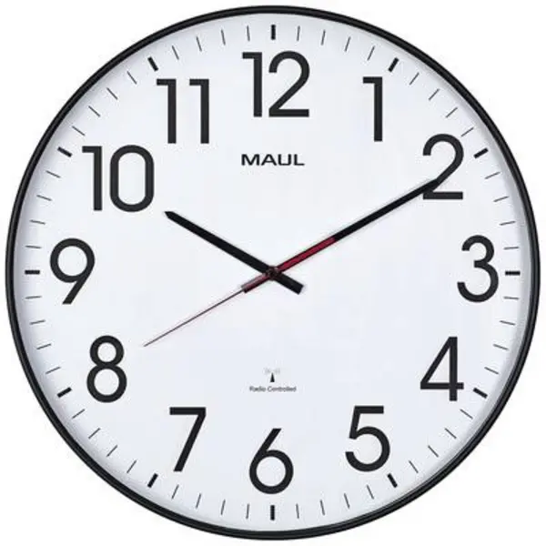 Image of Maul Maul 9054890 Radio Wall clock 477mm x 54mm Black 9054890