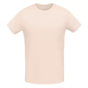 Image of SOLS Mens Martin T-Shirt (L) (Creamy Pink)