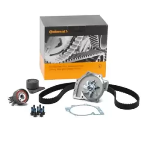 Image of CONTITECH Water Pump + Timing Belt Kit RENAULT,VOLVO CT979WP1