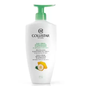 Image of Collistar Revitalizing Elasticizing Oil-Cream For Dry and Very Dry Skins 400ml