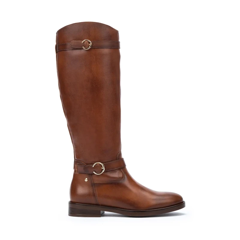Image of Pikolinos Puertollano W3C-9632 Leather Womens Knee High Boots - Cuero - Size:UK 5-5.5