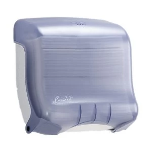 Leonardo Small Blue M Fold Hand Towel Dispenser 500 Sheet Capacity DSH