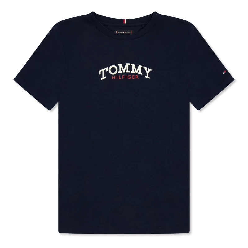 Image of Tommy Hilfiger Kids Mono T-Shirt Night Navy C1G male 6Y