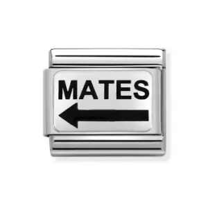 Image of Nomination Classic Silver Mates Arrow Charm