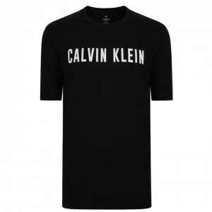 Image of Calvin Klein Performance Logo Short Sleeved T Shirt - CK Black