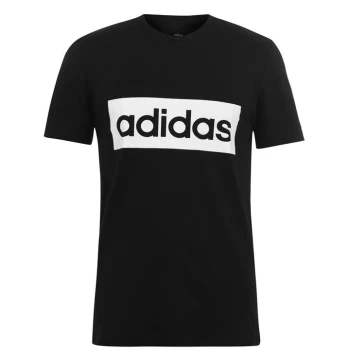 image of adidas Mens Basics Puff Box T-Shirt - Black