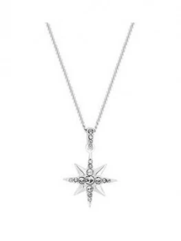 image of Simply Silver Swarovski North Star Pendant Necklace