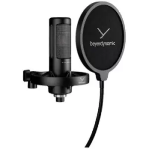 image of beyerdynamic M 90 PRO X Speech microphone Black Corded