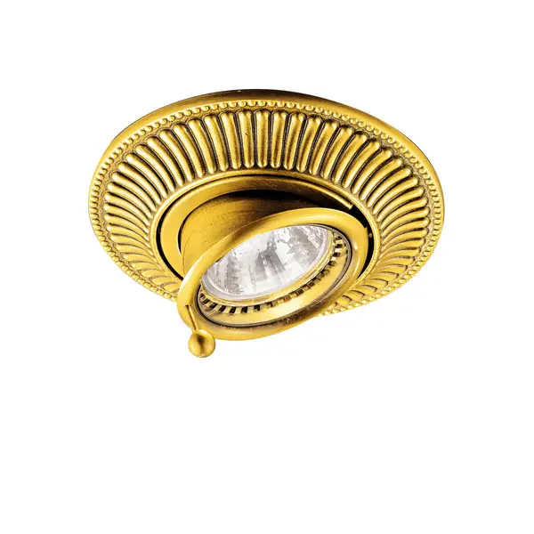 image of Kolarz - Classic spotlight milord Gold 24 Carats 1 bulb Diameter 12 Cm