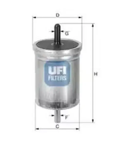 Image of UFI 31.561.00 Fuel Filter Petrol