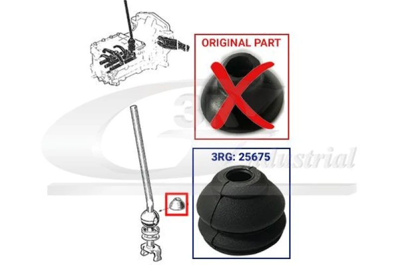 Image of 3RG Gear Lever Gaiter 3RG 25675