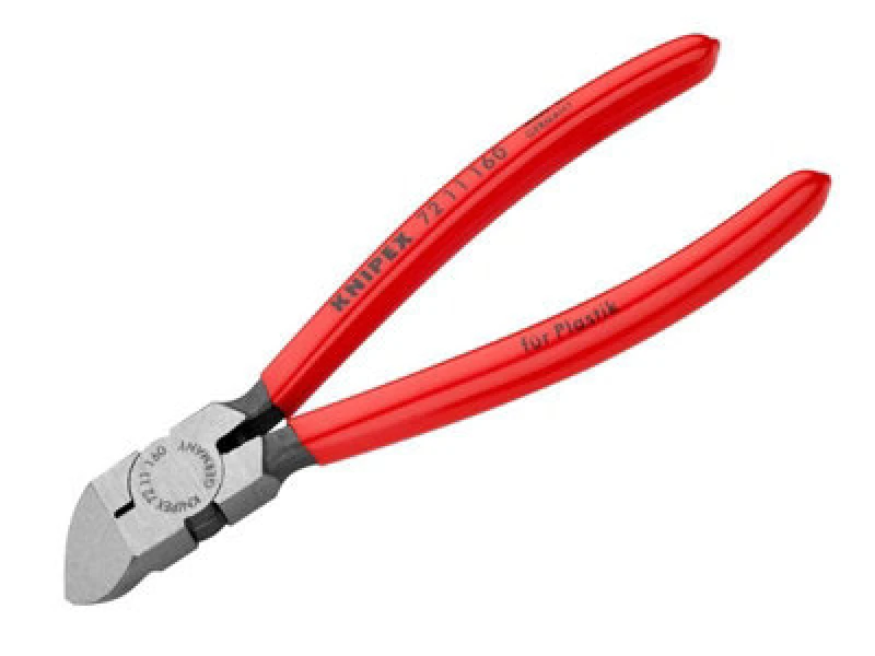 Image of Knipex 160mm Precision Diagonal Cutters For Plastic Components