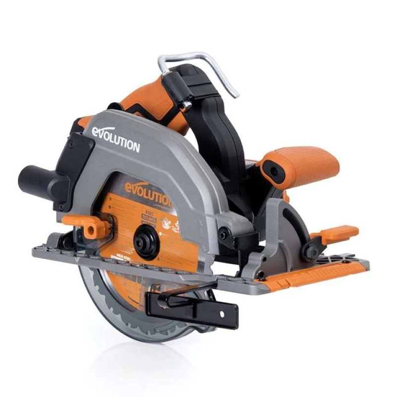 Image of Evolution R185CCSX-Li 185mm Track Compatible Circular Saw Brushless 18v Li-Ion ext Inc Multi-Material Blade - Evolution R185CCSX-Li