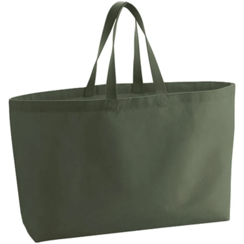 Image of Westford Mill Womens Canvas Oversized Tote Bag in Light Brown Light Brown Female One Size