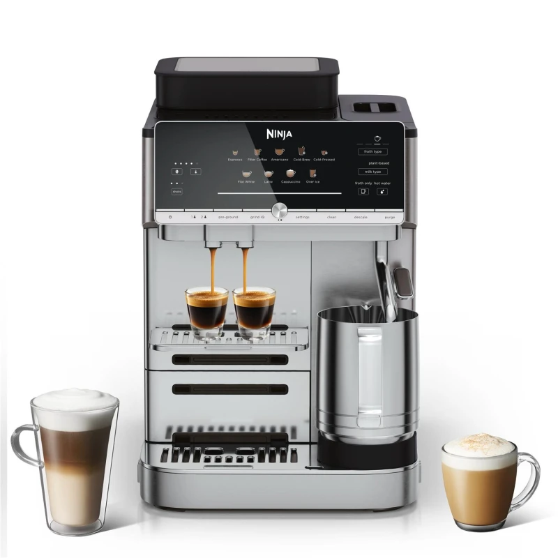 Image of Ninja Auto Luxe Espresso Coffee Machine - Black - AE1001UK