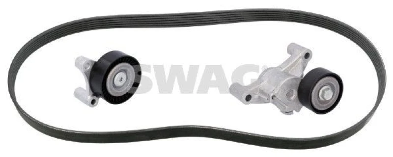 Image of V-Ribbed Belt Set SWAG 33 10 9638