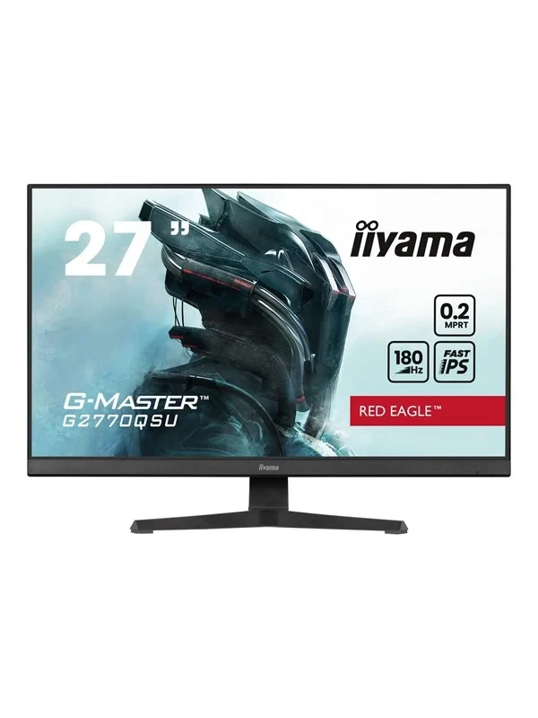 Image of iiyama G-Master G2770QSU 27 IPS WQHD 180Hz 0.2ms Gaming Monitor G2770QSU-B6 Black