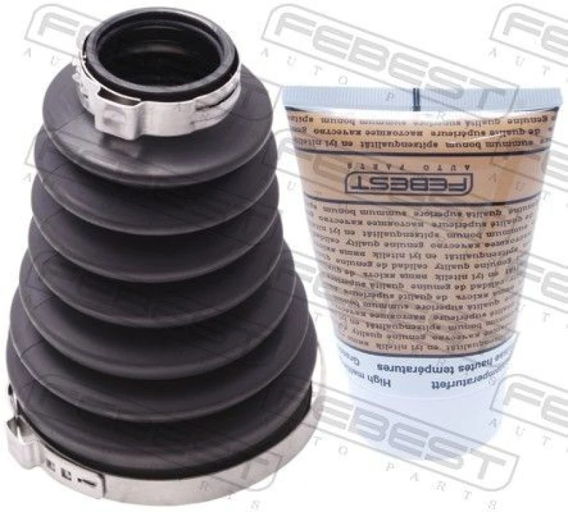 Image of FEBEST 2315P-T5 CV Boot transmission sided, PVC PVC Bellow,drive shaft (194)