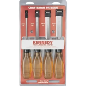 Craftsman Bevel Edge Wood Chisels (Set-4)