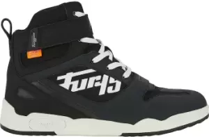 Image of Furygan Get Down Motorcycle Shoes, black-white, Size 42, black-white, Size 42