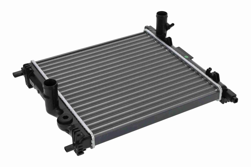 Image of VEMO V10-60-0072 Engine radiator Green Mobility Parts Aluminium, Mechanically jointed cooling fins Radiator,engine cooling (470)