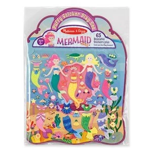 Image of Melissa and Doug Reusable Puffy Stickers Princesses