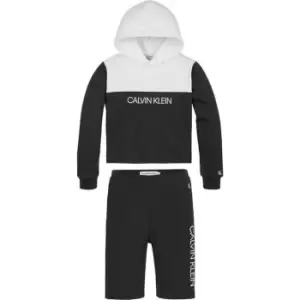 Image of Calvin Klein Jeans Colour Block Hoodie Cycle Set - Black