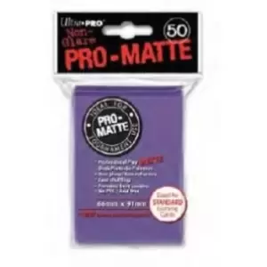 Image of Ultra Pro Matte Purple 50 Sleeves