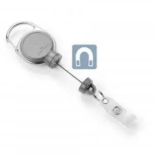 Image of Durable Badge Reel Extra Strong Grey Pack of 1