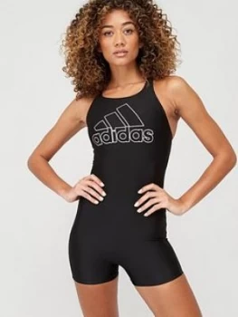 Image of adidas Fit Legsuit - Black, Size 42, Women