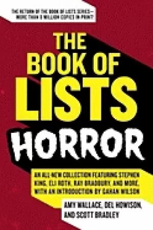 Image of book of lists horror an all new collection featuring stephen king eli roth