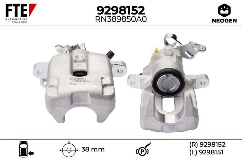 Image of Brake caliper FTE 9298152