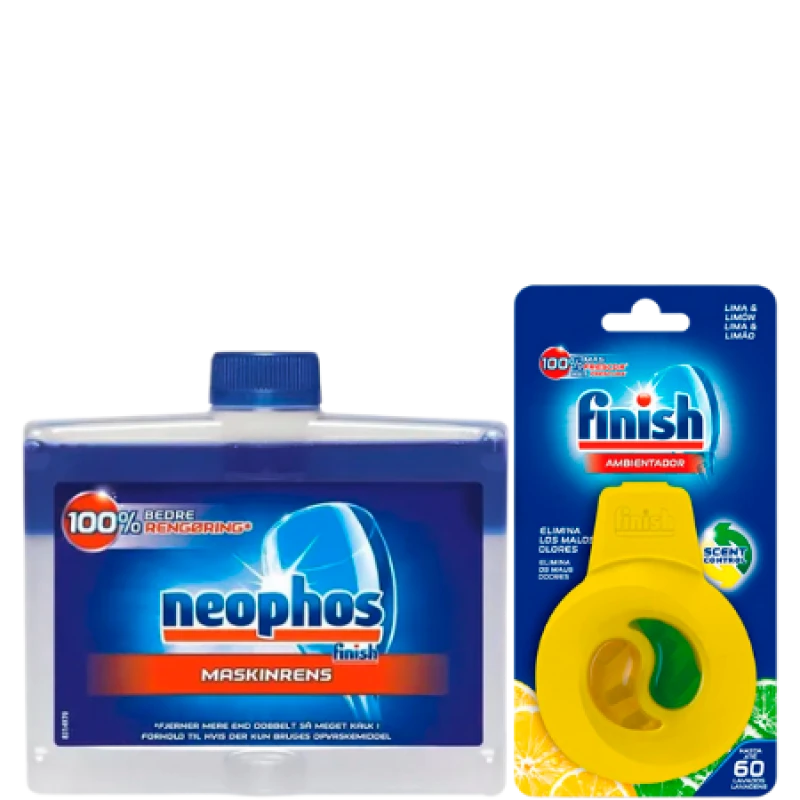 Image of Finish Machine Cleaner with free Air Freshener - 250ml S0574775