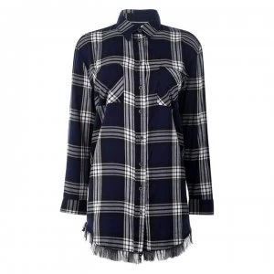 Image of Only Louise Check Shirt - Sky