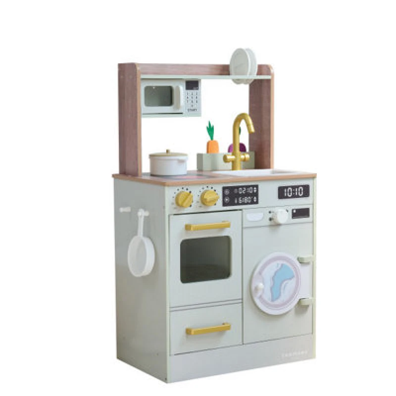 Image of Teamson Kids - Little Chef Lake Tahoe Master Play Kitchen - Green T-PK-0031-00D