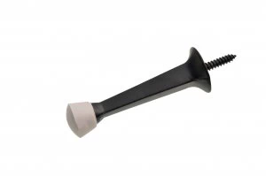 Image of Wickes Solid Door Stop - Black
