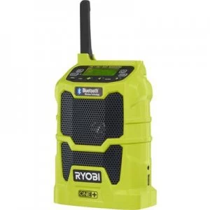 image of Ryobi R18R-0 One+ Workplace radio FM Bluetooth, USB, AUX Light green