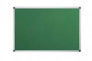 Image of Bi-Office Maya Green Felt Ntcbrd Alu Frame 120x120cm