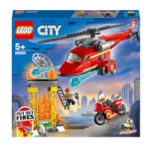 image of LEGO City Fire: Fire Rescue Helicopter (60281)