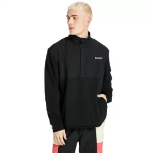 Image of Timberland Outdoor Archive Hybrid Jacket For Men In Black Black, Size L