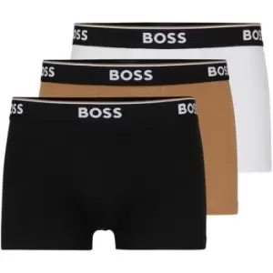 Image of Boss Bodywear 3 Pack Power Boxer Shorts - Beige