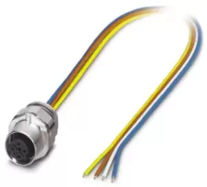 Phoenix Contact Sacc-Ec-Fsd-4Con-M16/0,5 Sco Sensor Cord, 4P, M12 Rcpt-Free End, 0.5M